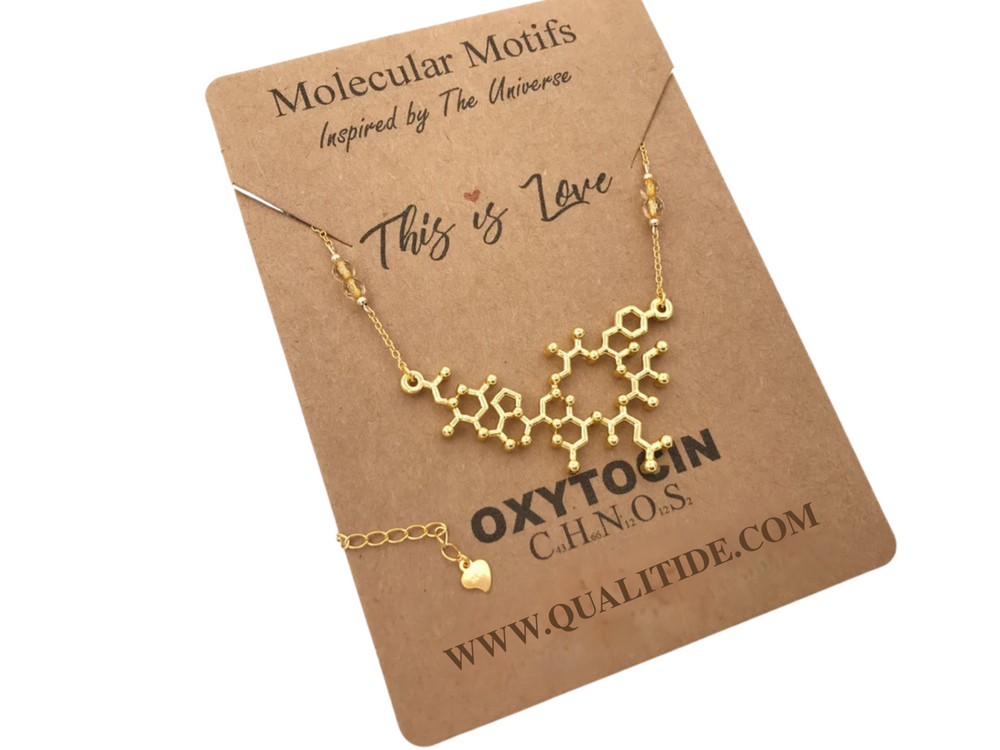 Oxytocin Molecule Motif Necklace