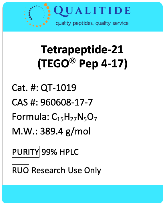 Tetrapeptide-21 (TEGOPep4-17)_chemical inf